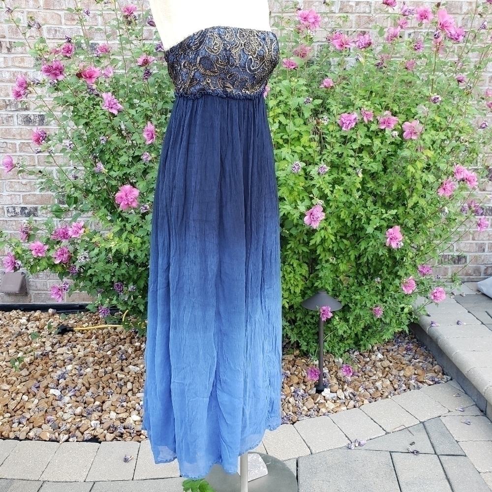 Anthro Moulinette Soeurs Ombre Lace Dress